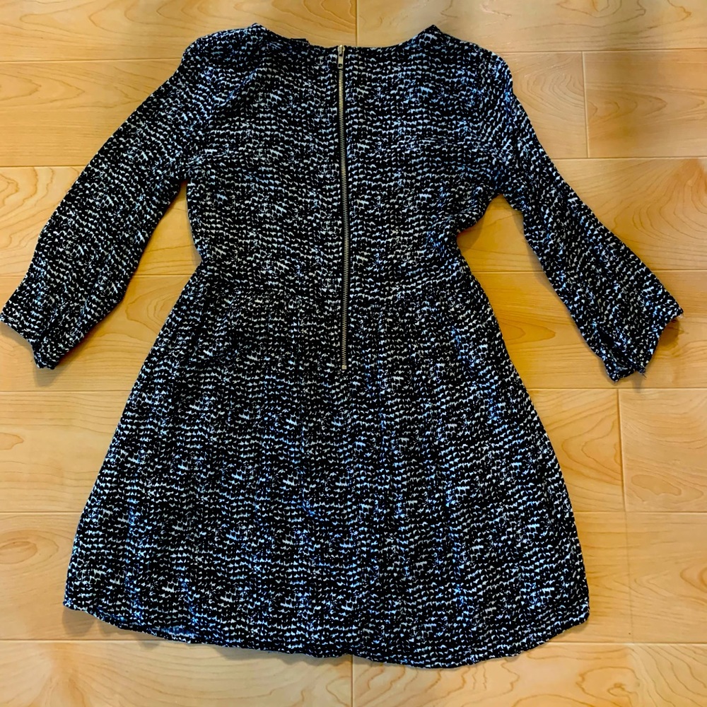 ✨HP✨ 🦋 3/$9 Forever 21 black and white heart pattern Dress Valentine's Day
